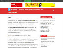 Tablet Screenshot of bkr-registratie.info